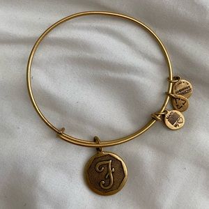 Alex and Ani initial bracelet